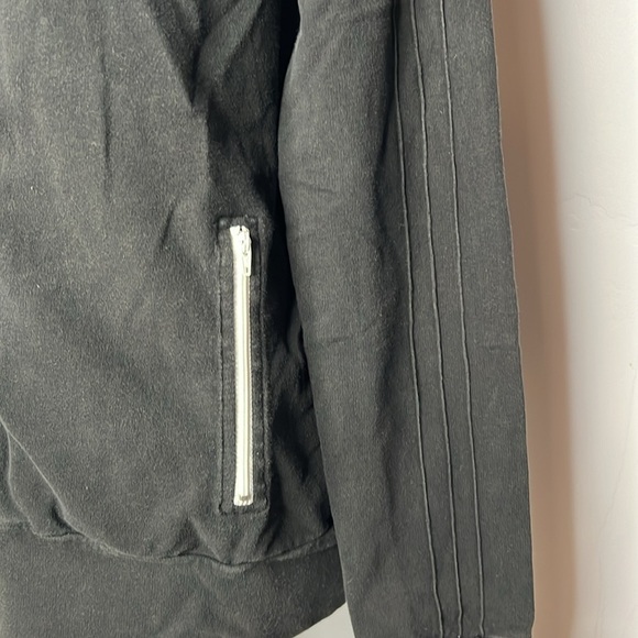TOMMY HILFIGER JEANS BLACK WITH WHITE ACCENTS ZIP LIGHTWEIGHT JACKET LARGE - Picture 6 of 11